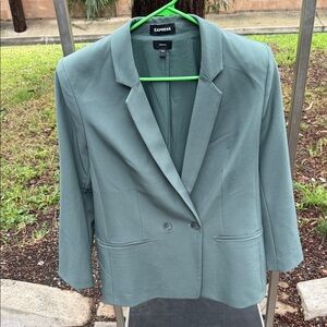 Express Women's Sage Blazer